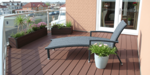 WPC decking for balconies
