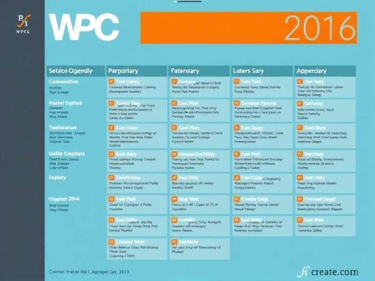 agenda wpc 2016