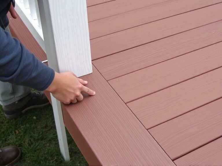 attaching composite decking