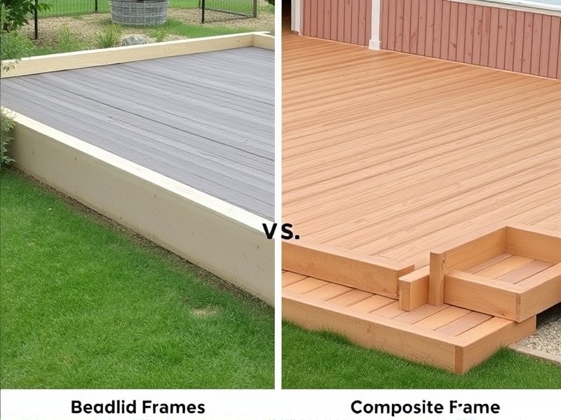 Comparing Composite Decking Frames vs. Traditional Wood