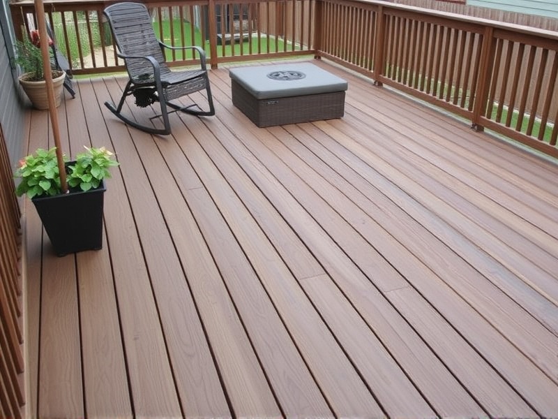 composite decking cost per square meter