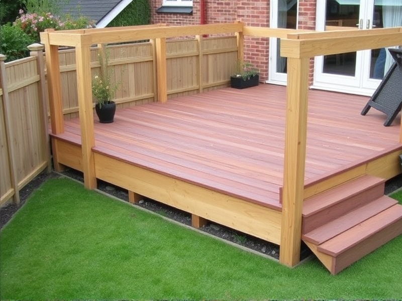 composite decking frame