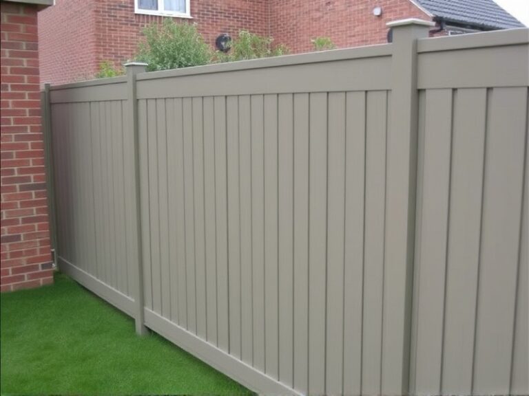 composite plastic fencing panels
