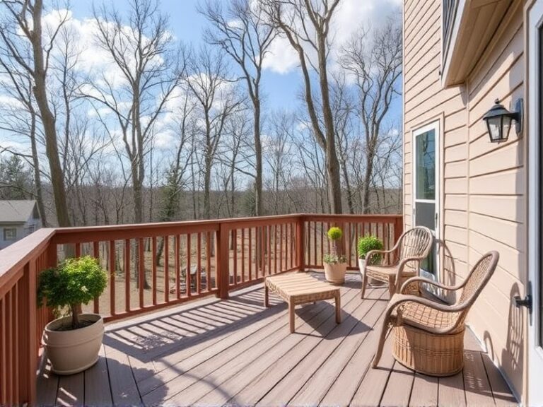 deck and balcony