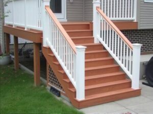 deck stair fascia ideas