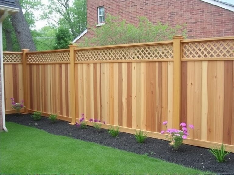 decking board fence ideas