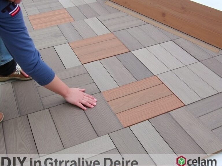 DIY Composite Decking Squares Installation Guide