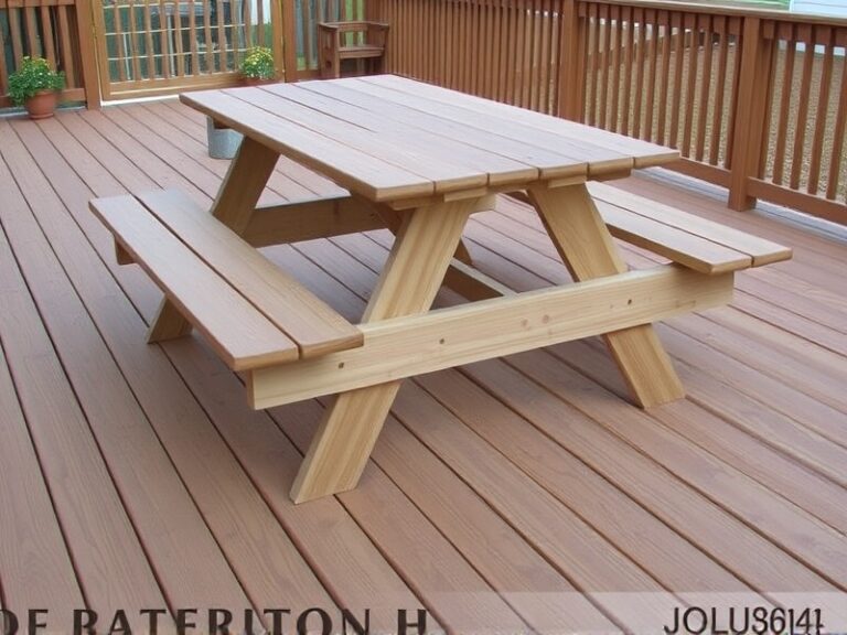 Eco-Friendly Options: Composite Decking for Picnic Tables
