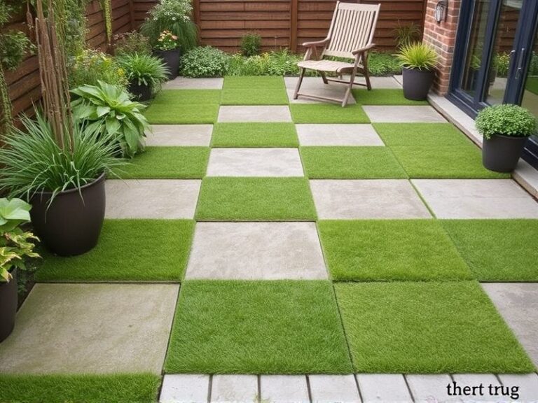 grass patio tiles