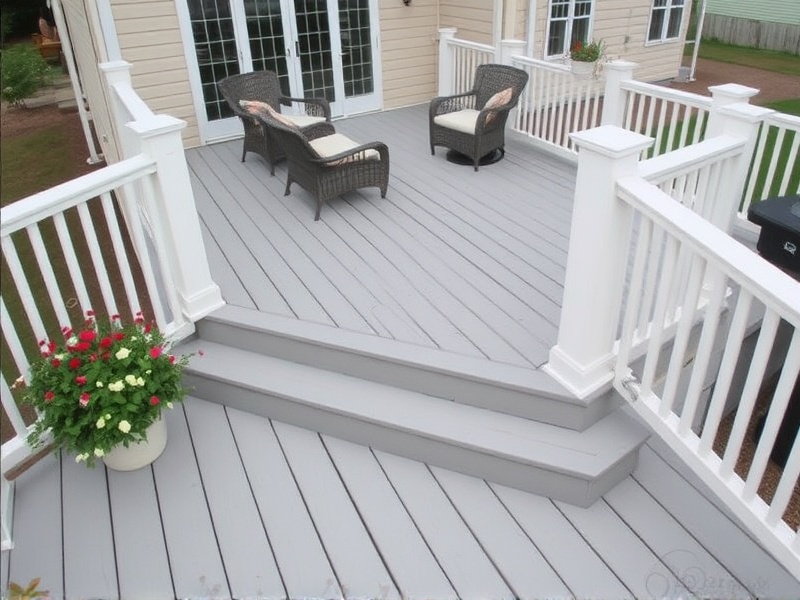 How Trex Island Mist Composite Decking Enhances Your Home's Appeal