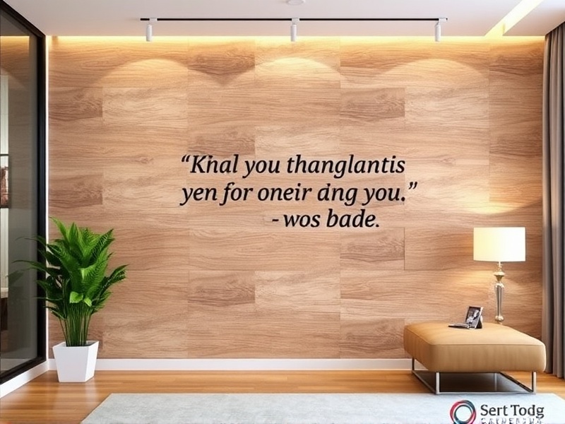 Innovative Ideas for Using WPC Indoor Wall Panels with Quotes