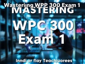 Mastering WPC 300 Exam 1: Essential Study Techniques