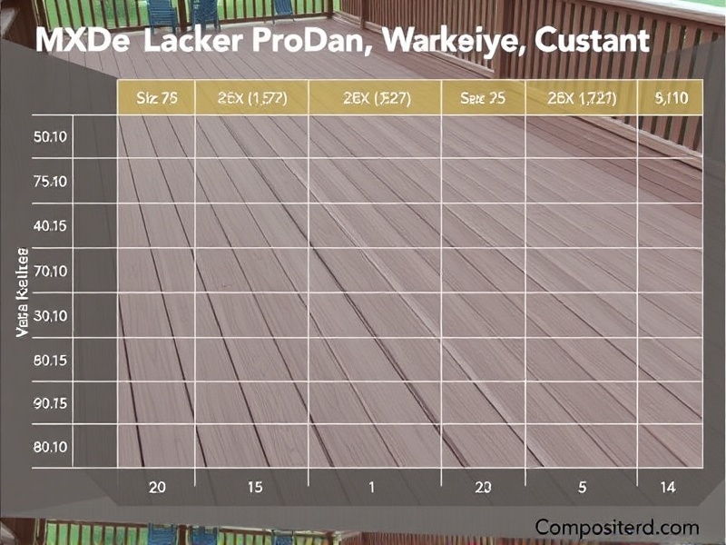 Maximizing Efficiency with the Composite Decking Span Chart