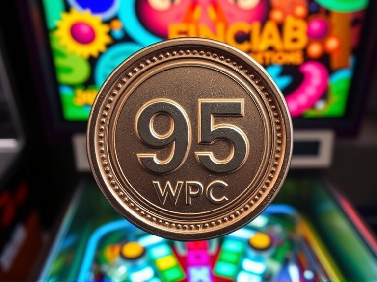 pinball wpc 95 locked on flipper coin