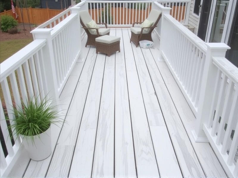 Sustainability and White Wash Composite Decking