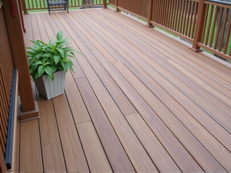 teak composite decking