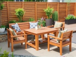 The Role of Composite Wood in Outdoor Furniture Design