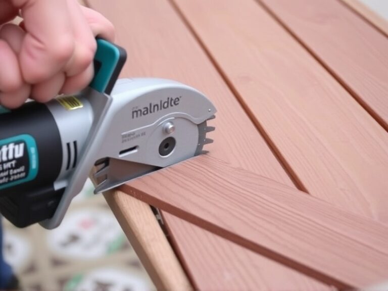 Tips for Using a Blade to Cut Composite Decking Safely