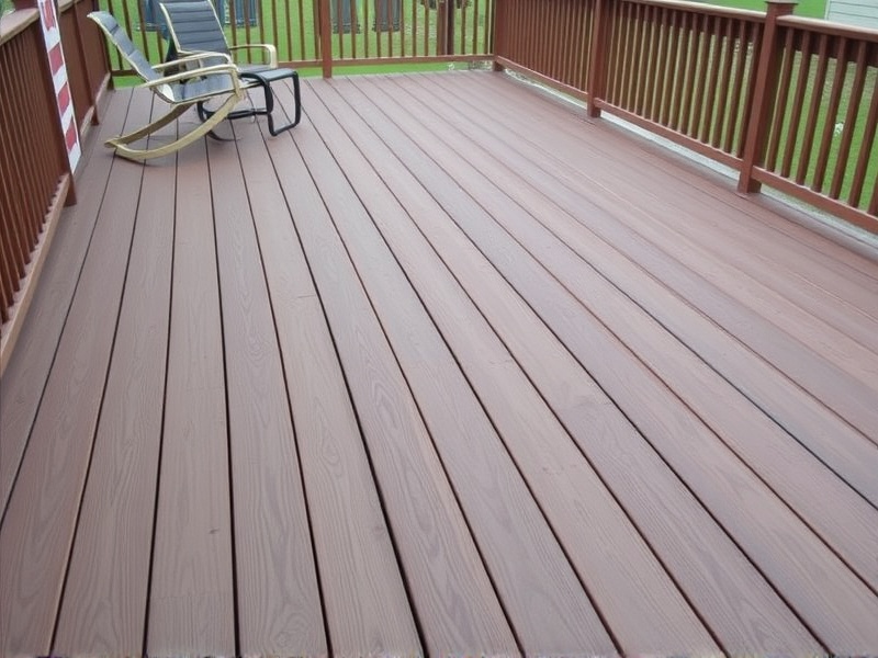 width of composite decking