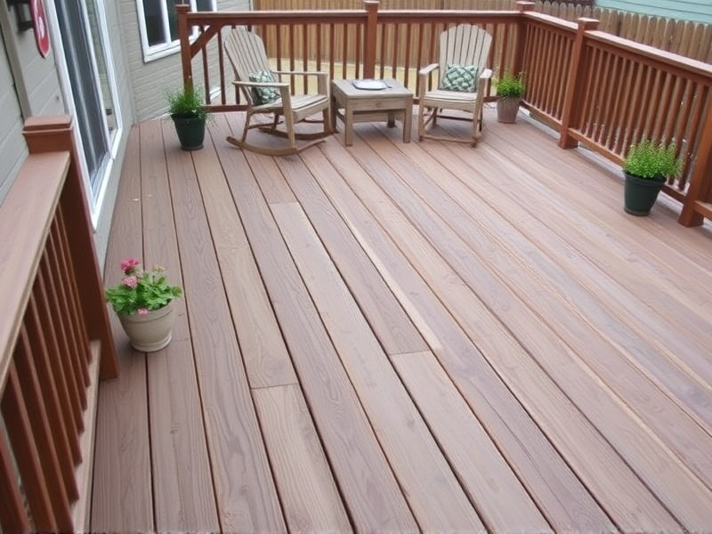 can you redeck you old wood deck with composite decking