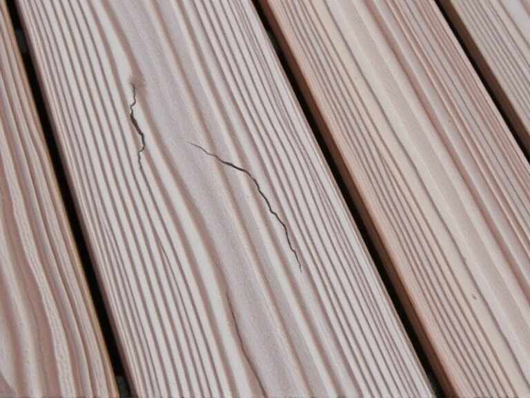 composite decking cracking