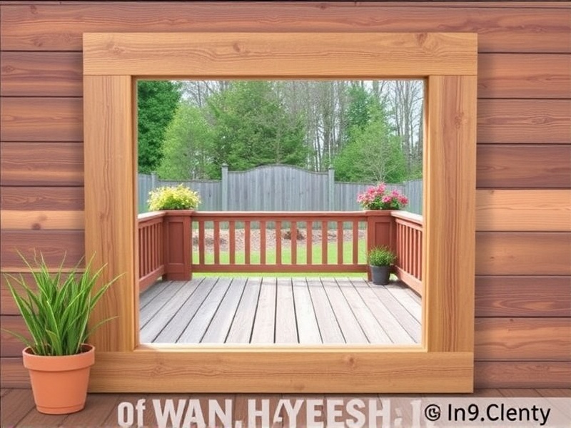 composite decking picture frame