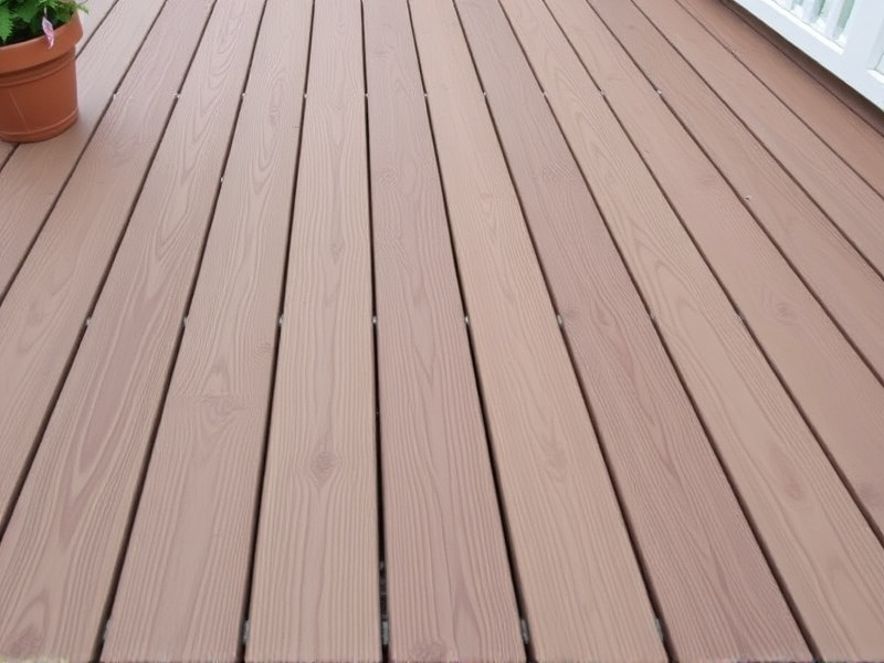 composite decking without wood grain