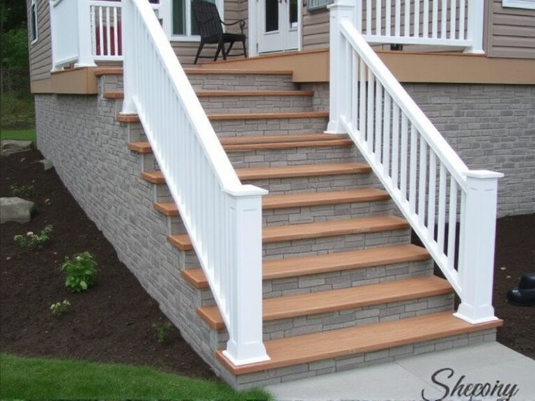 composite stairs outdoor