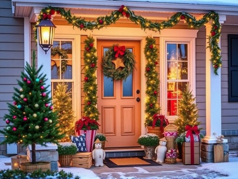 Eco-Friendly Christmas Exterior Decor: Sustainable Ideas for a Greener Holiday