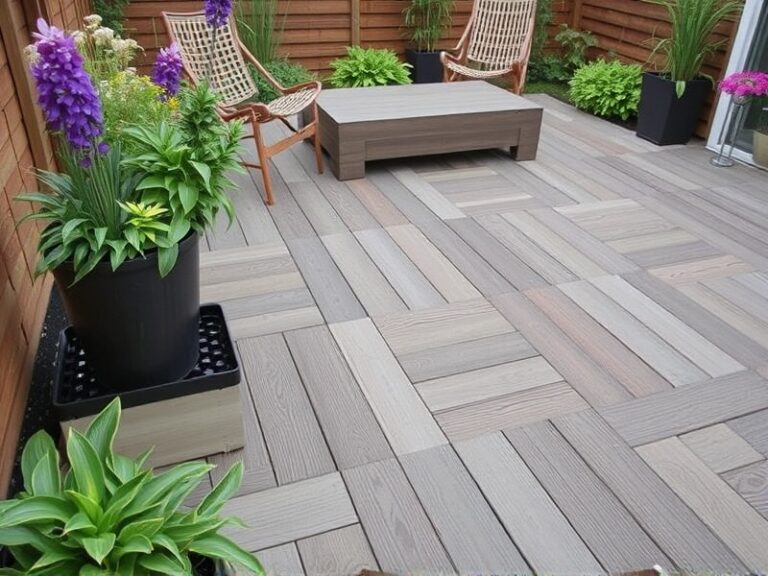 Eco-Friendly Options: Garden Composite Decking Tiles