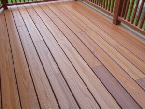 grease stain composite decking