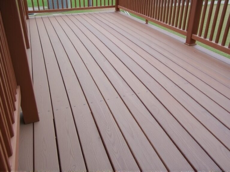 grooved composite decking installation