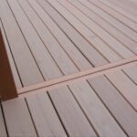 how to hide the cut ends of composite decking