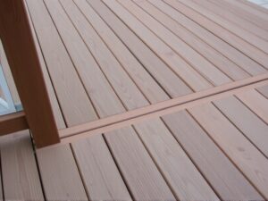 how to hide the cut ends of composite decking