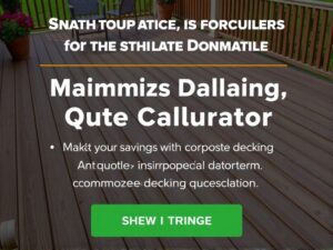 Maximize Your Savings with the Composite Decking Quote Calculator