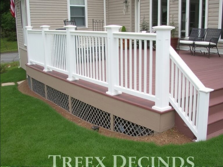 trex composite decking fascia