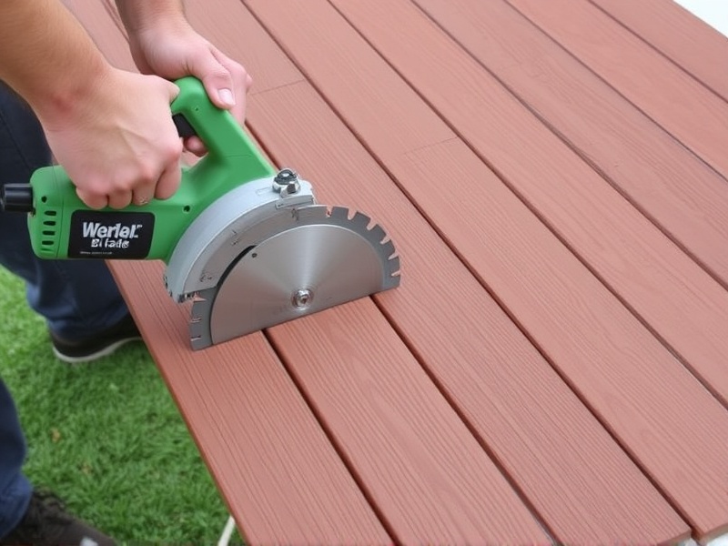 what blade to cut composite decking