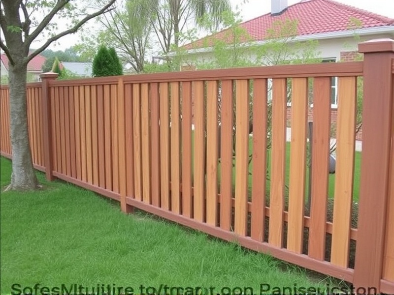 WPC fence with ISO 14001 environmental certification